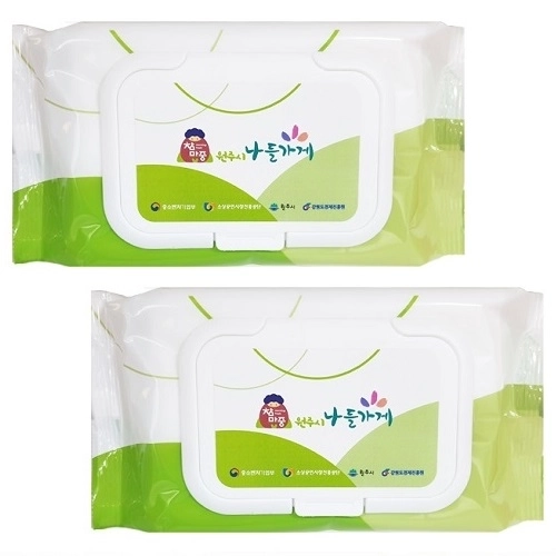 휴대용 홍보 물티슈 캡형 80매 55g
