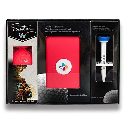 넥센 세인트나인w 컬러볼 3알 +높이조절 골프티 1개 +골프파우치 1개