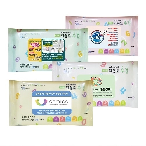 드림 다용도 수건 자연분해 - 스티커(1매) 70x30cm
