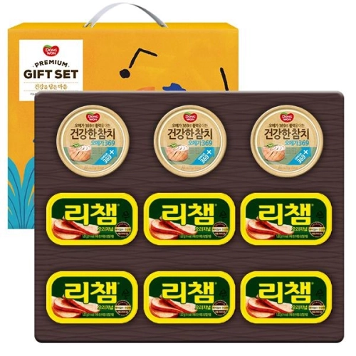 동원산업 혼합세트 3-6호 (참치 3캔, 리챔 6캔)