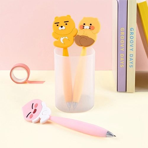 캐릭터 흔들흔들 실리콘 볼펜