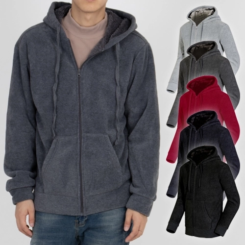 웜핏 양털안감 폴라폴리스 후드 자켓 (S-3XL)
