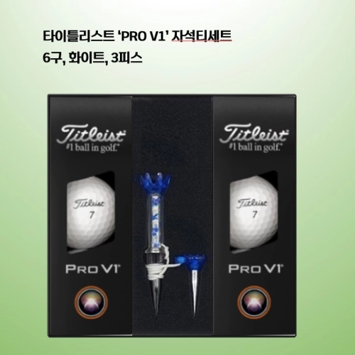 타이틀리스트 PRO V1 자석티세트 6구 로고