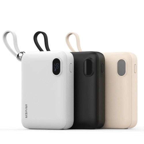 아이리버 22.5W 4in1 케이블 일체형 미니 보조배터리 10000mAh