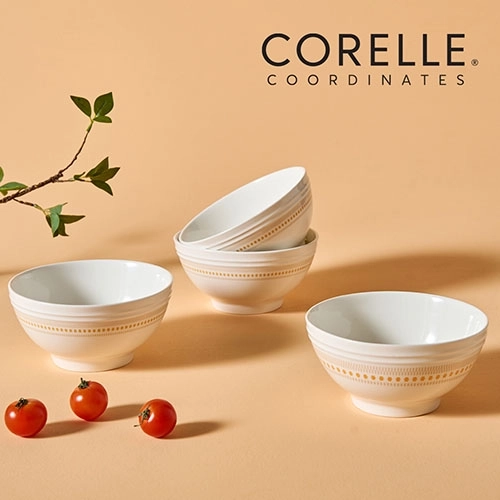 코렐 코디네이츠 로즈몬트 면기6인치 4P