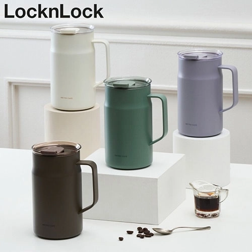 락앤락 4282C 메트로 카페 머그세라믹 텀블러 600ml