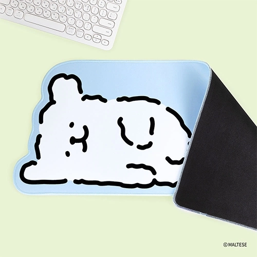 몰티즈 형태 데스크 장패드
