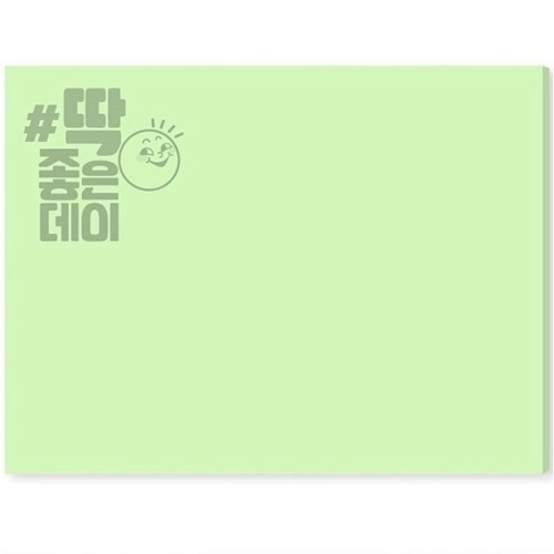 국산정품 일반메모형 점착메모지 001(1도) 20매