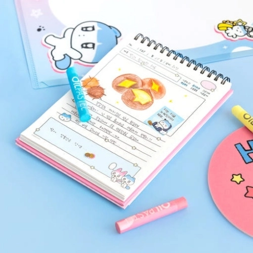 카카오프렌즈 골골즈 데일리 저널 스프링 노트