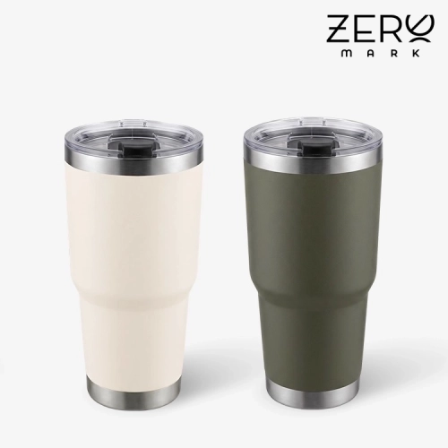 제로마크 마이티진공텀블러480ml (아이보리/카키)