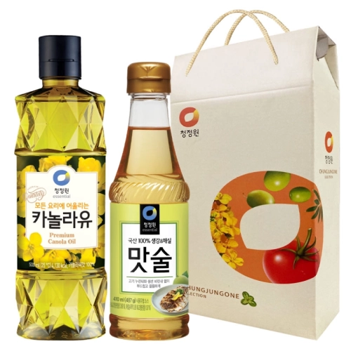 청정원 카놀라유, 맛술 선물세트