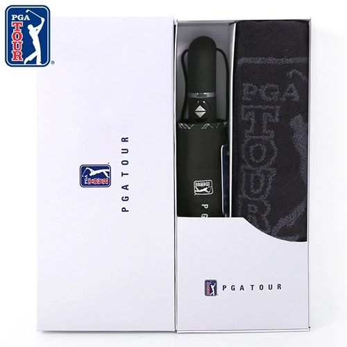 PGA 3단 7K 완전자동 무지 우산 + 170g 죽사 타올세트