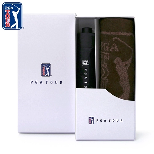 PGA 3단수동 카본 립스탑 암막 우양산+170g 죽사타올 세트