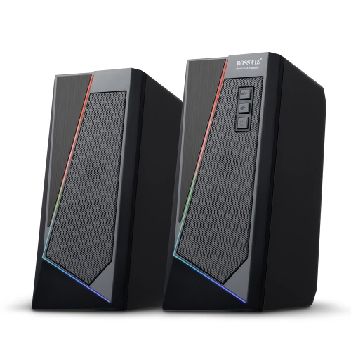 보스위즈 2채널 유선 USB RGB 스피커 OCS-S20