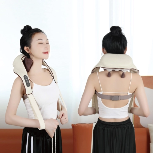 보스위즈 무선 목 어깨 다용도 안마기 넥엔숄더 마사지기 온열 BOS-SH3500