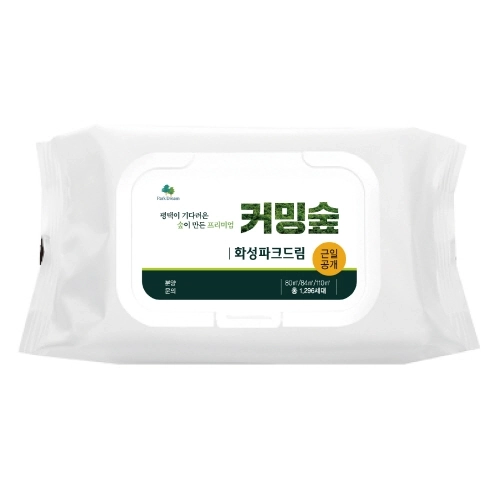 뉴행복 CL100C-12 무광화이트 100매 캡형 물티슈
