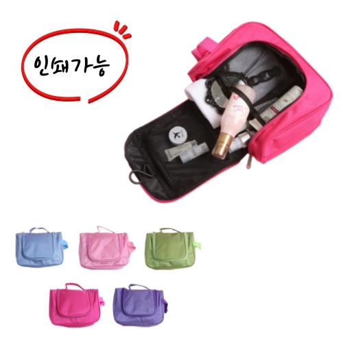 5컬러 세면파우치 여행용파우치 세면도구파우치 화장품파우치 멀티파우치 판촉용파우치