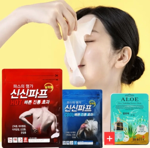 신신제약 신시파스 신신파프1매 5p+마스크팩 1p