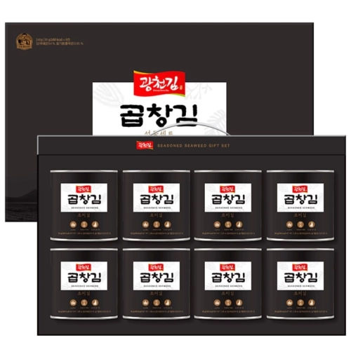 맛있는 광천김 곱창김 8캔 김세트 설선물 추석