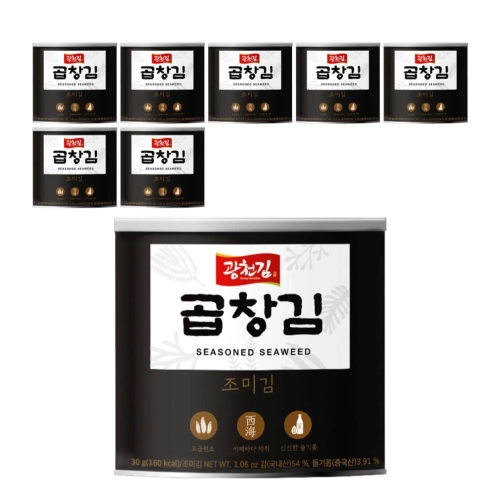 곱창김 6캔 광천김 김세트 설선물 추석