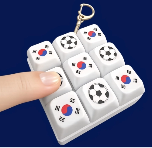월드컵 딸깍이 키링 키랩 키보드 축구공