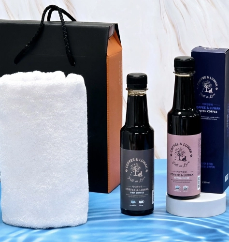루왁 커피 원액 발효커피 250ml+송월 타올세트