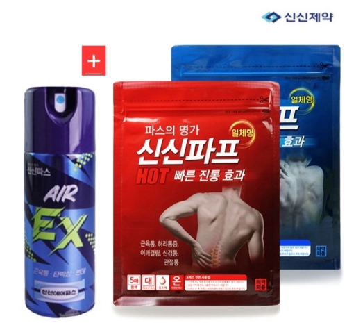 신신제약 신신파프 5매+신신파스 에어파스 200ml