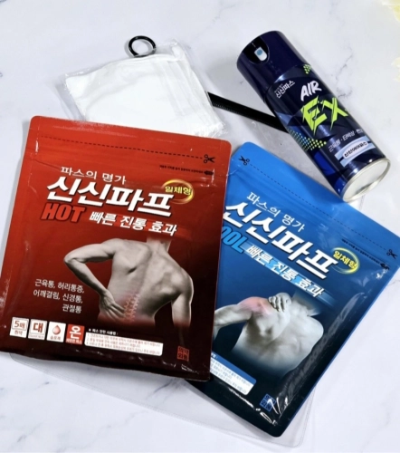 신신파프5매+신신제약 에어파스200ml+자외선차단 쿨토시