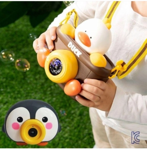 카메라 펭귄 자동 비눗방울 버블건