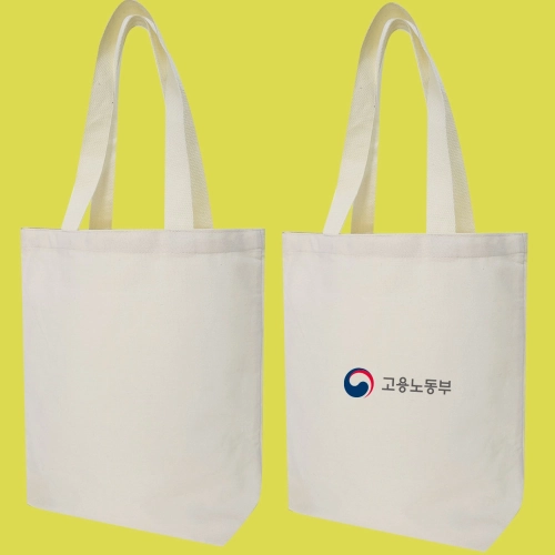 소량 에코백제작 웨빙끈 세로형 캔버스백