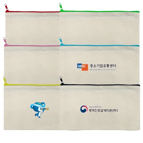미니 캔버스 파우치 화장품 미니백 단체선물