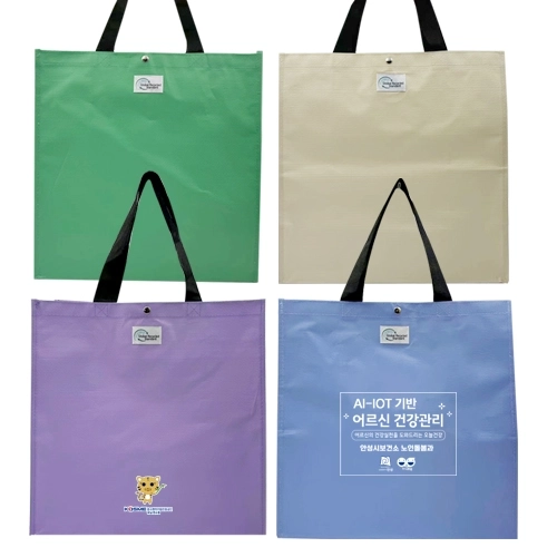 대용량 방수 타포린백 장바구니 인쇄 굿즈백