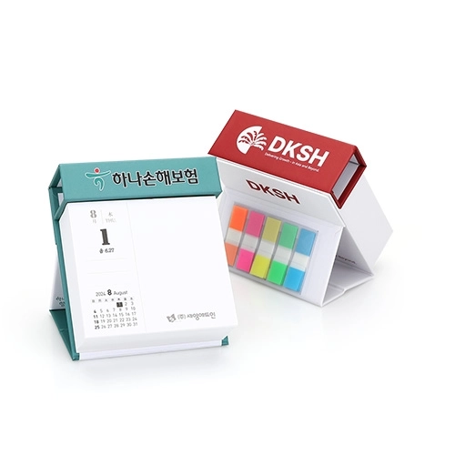 데일리 캘린더 메모지, 일력 달력 메모지 탁상형 소형