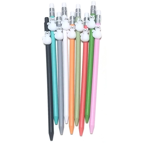 ABS CK-311 고양이 캐릭터 롱 노크펜 1P
