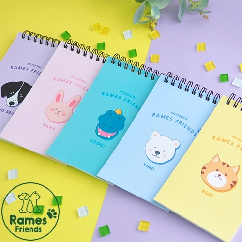 라메스프렌즈 종이 스프링수첩 단품