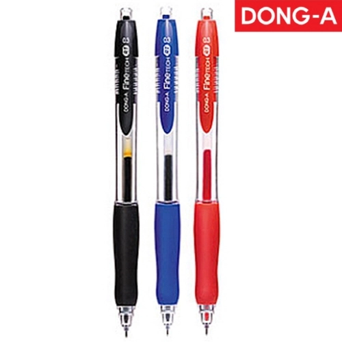 동아 파인테크 RT 볼펜 완성품, 한국산 ABS 소재 0.3/0.4/0.5mm 1개