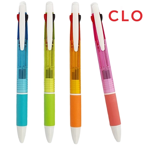 초저점도 독일잉크 3색 볼펜 클로 그립 1.0mm