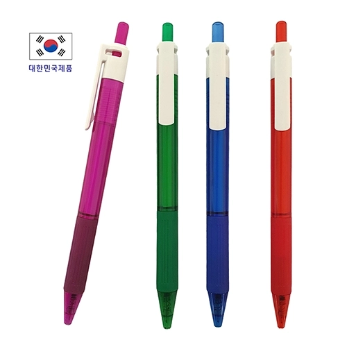 국산 니들 ABS 칼라 볼펜 0.7mm