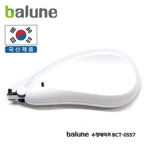 국산 바르네 수정테이프 BCT-0557 화이트 ABS