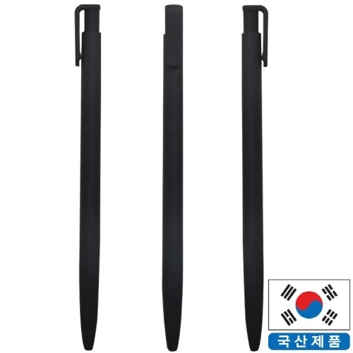 국산 라바 블랙 노크펜 0.7mm 1개 ABS 사출
