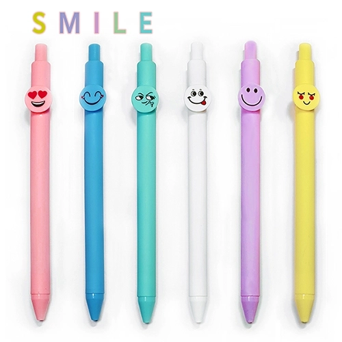 캐릭터 스마일 라바볼펜 0.7mm 1P