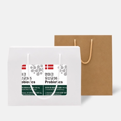 선물세트 덴마크유산균 365 프로바이오틱스 2g * 30포 2박스 선물박스