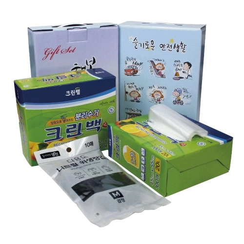 분리수거 크린백 20L 100매+니트릴 장갑 10매