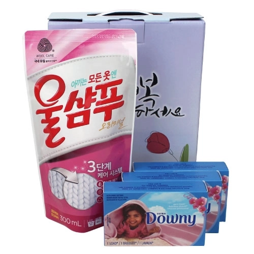 울샴푸+다우니 섬유유연제 세트