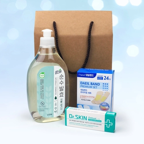 주방세제 500ml + 정품 대일밴드 프리미엄 기획세트 24매입 + 닥터스킨 연고