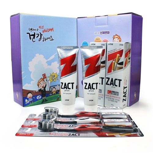 커피 흡연의 흔적 ZACT 작트 치약 150g 2개 +미세모 특수모 작트 칫솔 3개