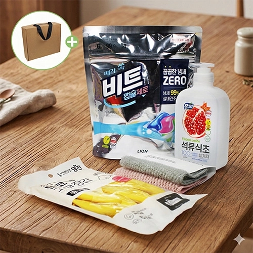 비트 캡슐세제 28입 프리미엄 주방용품세트 4종
