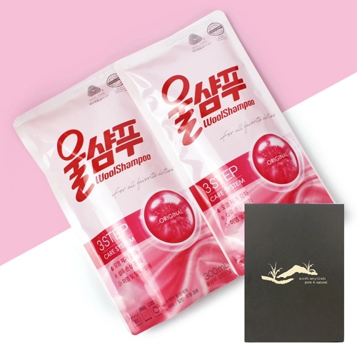 애경 울샴푸 손빨래세제 300ml 2개 + 종이케이스
