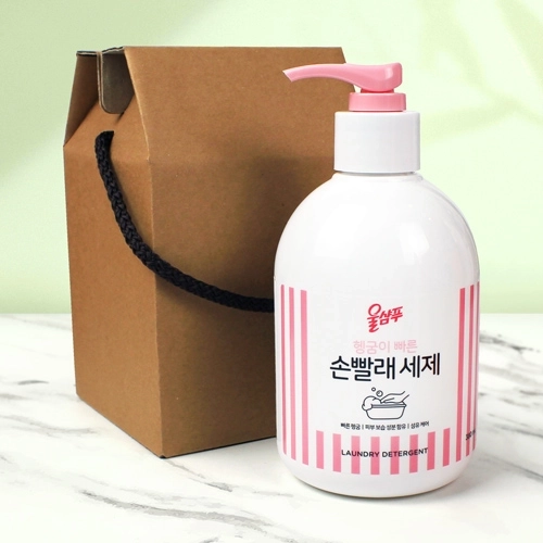 애경 울샴푸 손빨래 세제 380ml + 크라프트 끈케이스
