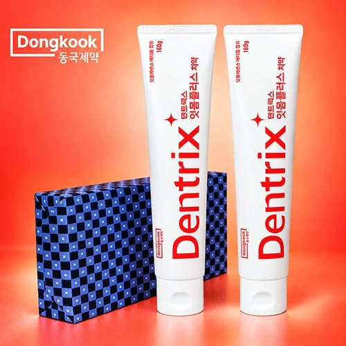 동국제약 덴트릭스 잇몸 플러스 치약 160g 2P 세트 + 포장지 포장
